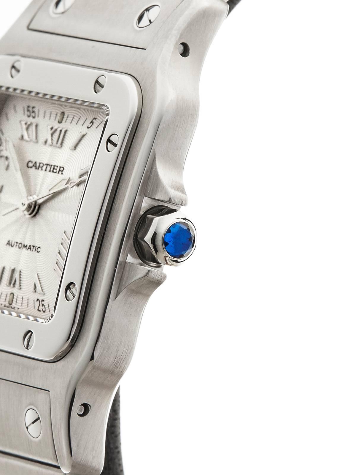Cartier Ladies Stainless Steel Santos Galbee Automatic Wristwatch 2319  In New Condition In Bishop's Stortford, Hertfordshire