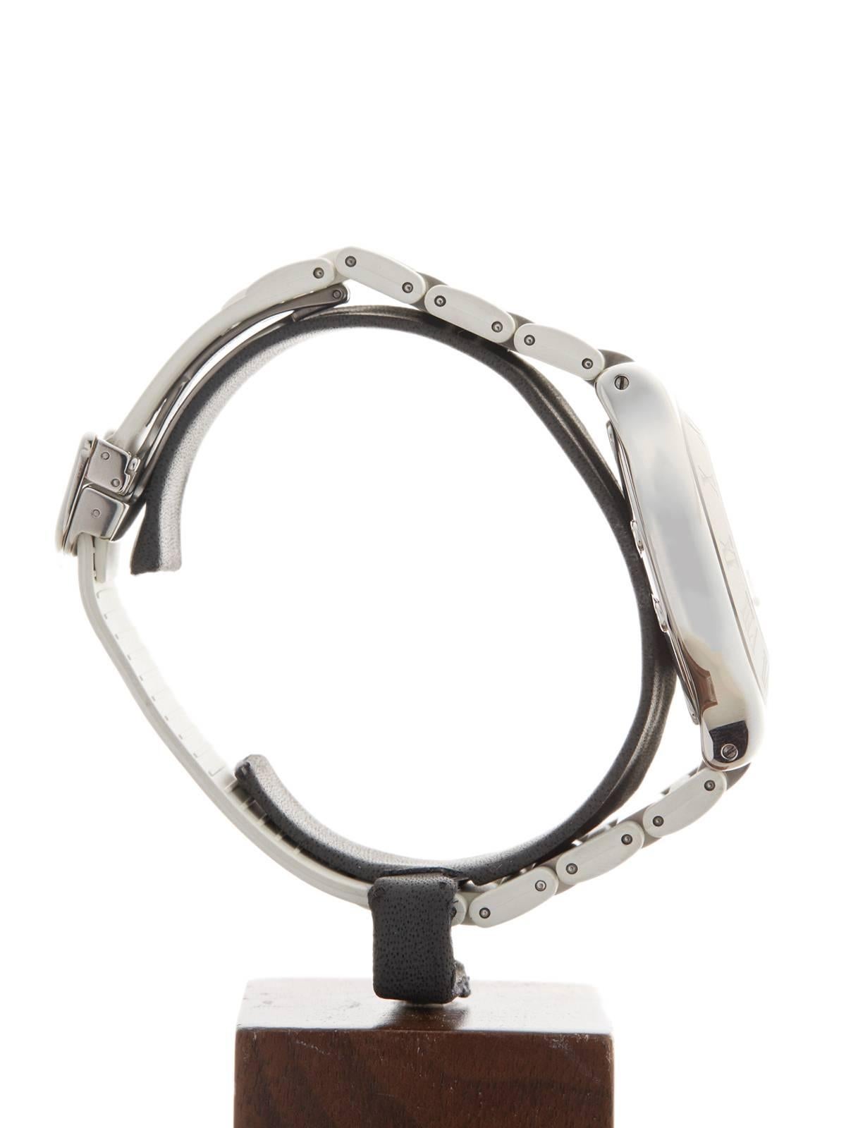 Cartier Stainless Steel Must de 21 Chronoscaph Quartz Wristwatch 1