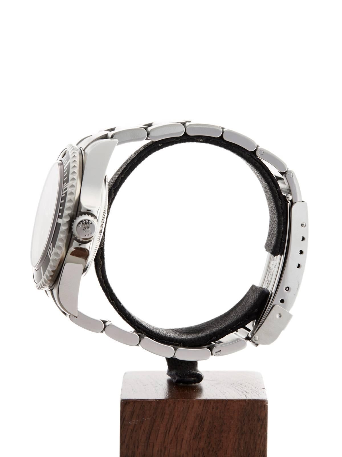 Rolex Stainless Steel Sea-Dweller Automatic Wristwatch 1