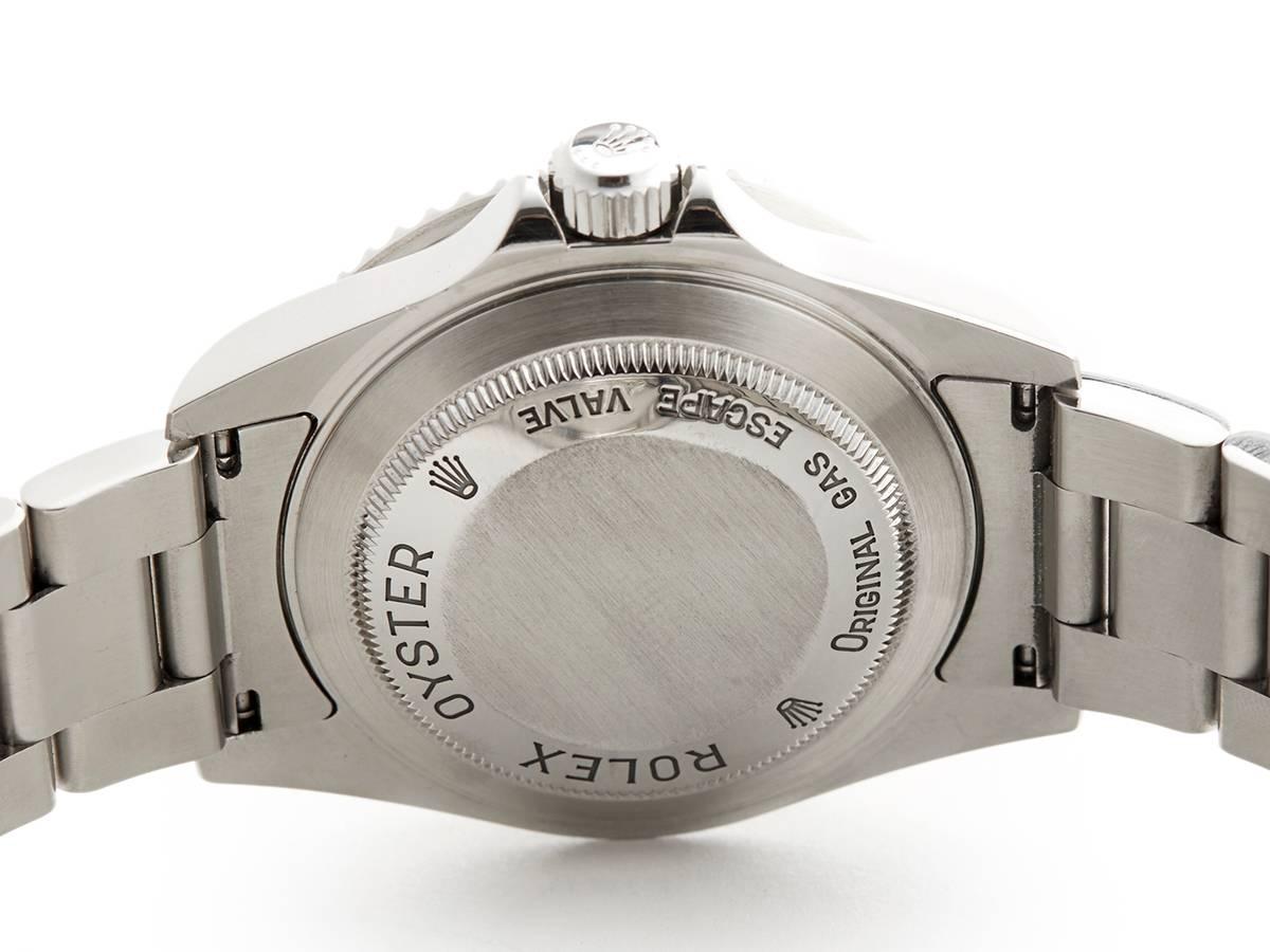 Rolex Stainless Steel Sea-Dweller Automatic Wristwatch 4
