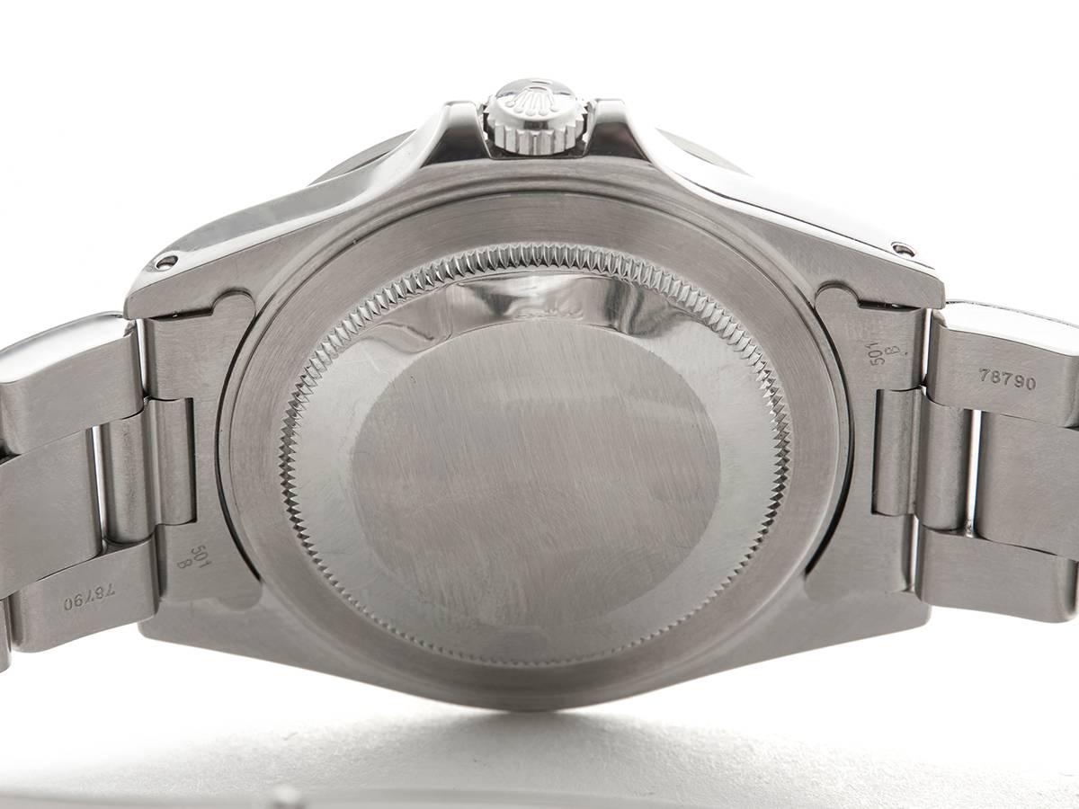 Rolex Stainless Steel Explorer II Polar Automatic Wristwatch 16570 4
