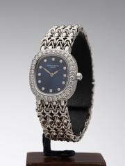 Patek Philippe Ladies White Gold Diamonds Ellipse Quartz Wristwatch