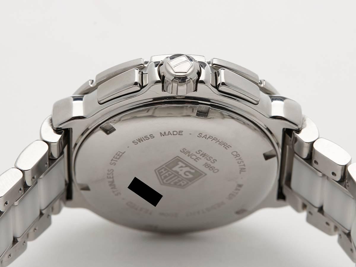 Tag Heuer Ladies Stainless Steel Formula 1 Diamond Bezel Quartz Wristwatch 4