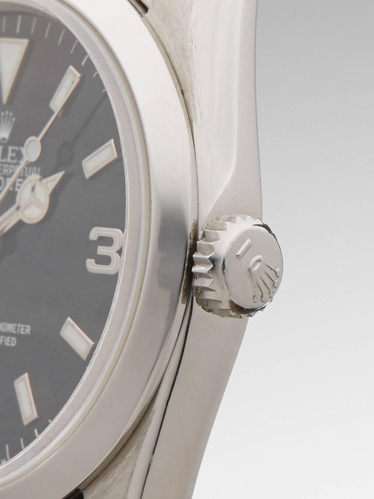 Men's Rolex Explorer I 14270 Watch
