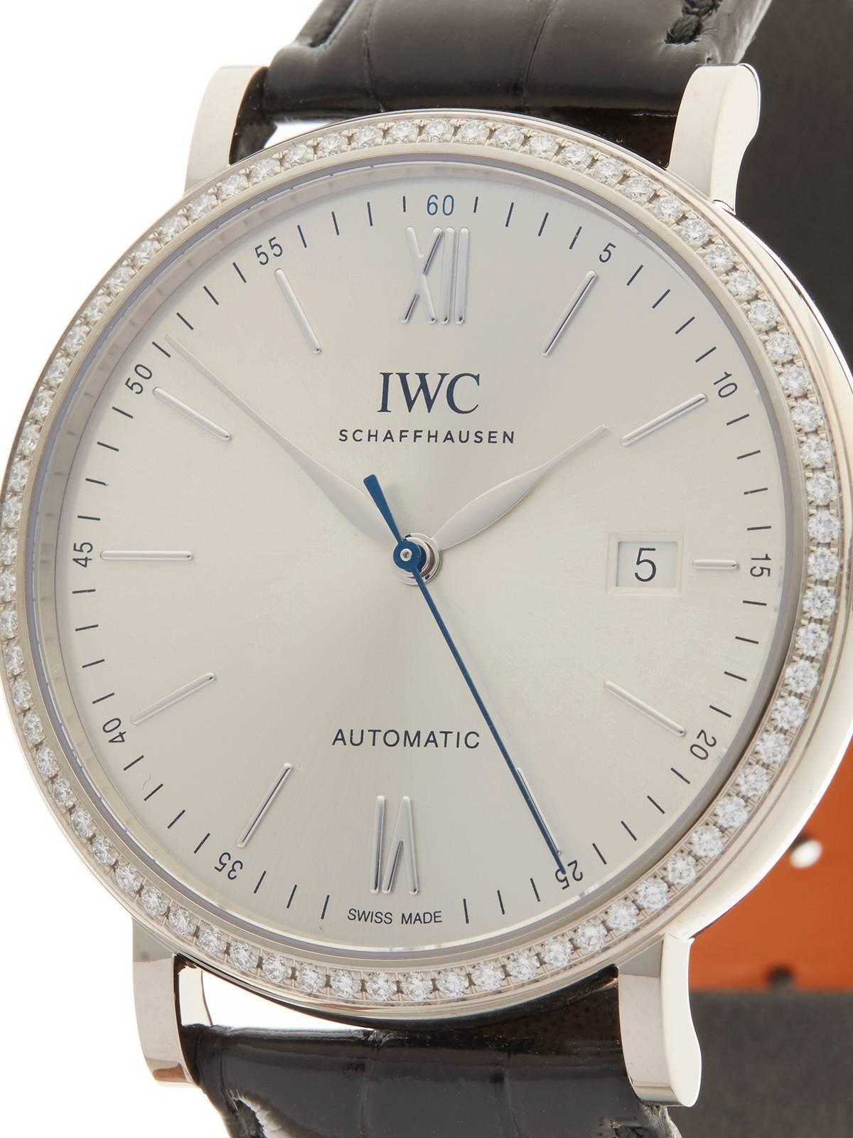 IWC Portofino Original Diamond Bezel Unisex IW356514 Watch 1