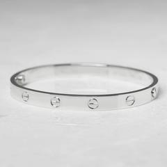 Cartier White Gold Love Bangle