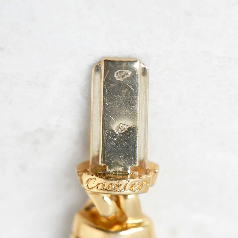 Cartier 18 Karat Yellow Gold Double C Design Statement Necklace In Excellent Condition In Bishop's Stortford, Hertfordshire