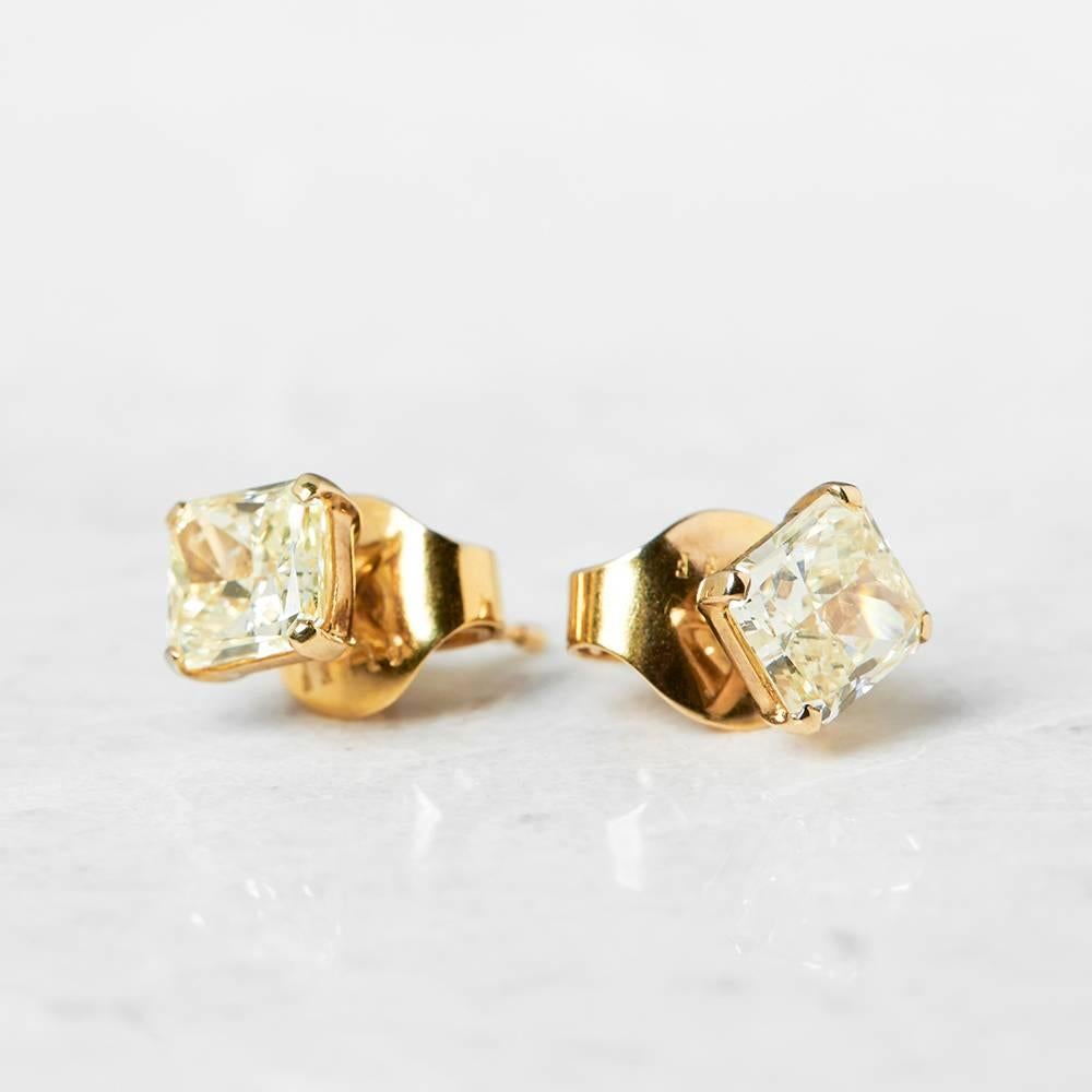 graff yellow diamond earrings