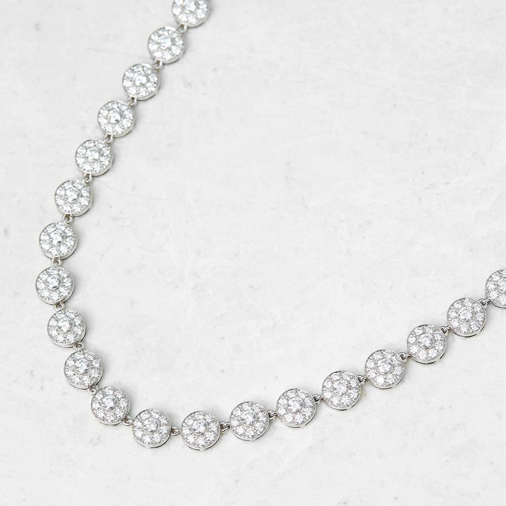 Code: COM985
Brand: Tiffany & Co.
Description:  Platinum Diamond Circlet Necklace 
Accompanied With: Box Only
Gender: Ladies
Necklace Length: 
Necklace Width: 
Pendant Width: 
Clasp Type: Concealed Safety 
Condition: 9
Material: Platinum
Total