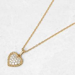 Van Cleef & Arpels Diamond Gold Heart Necklace