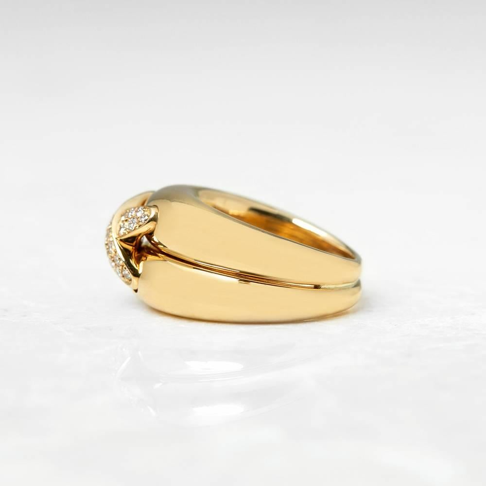 Chaumet Diamond Liens Gold Ring In Good Condition In Bishop's Stortford, Hertfordshire