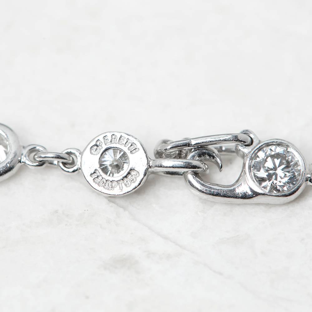 Tiffany & Co. Platinum 2.30 Carat Diamonds By The Yard Bracelet In Excellent Condition In Bishop's Stortford, Hertfordshire