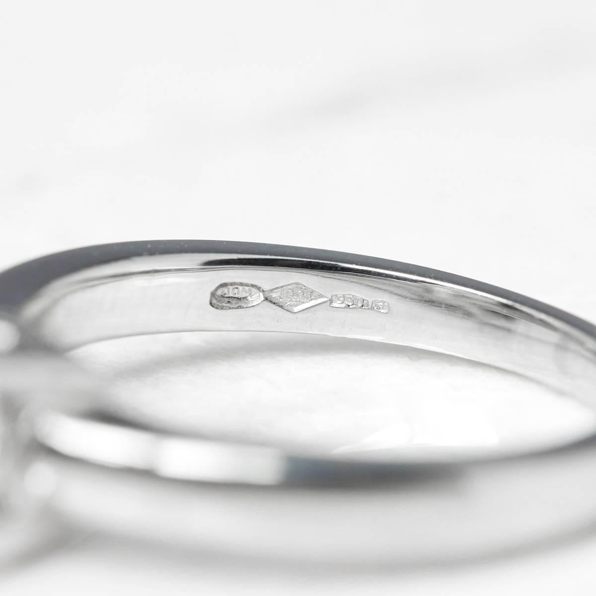 GIA Certified Diamond Platinum Engagement Ring 2