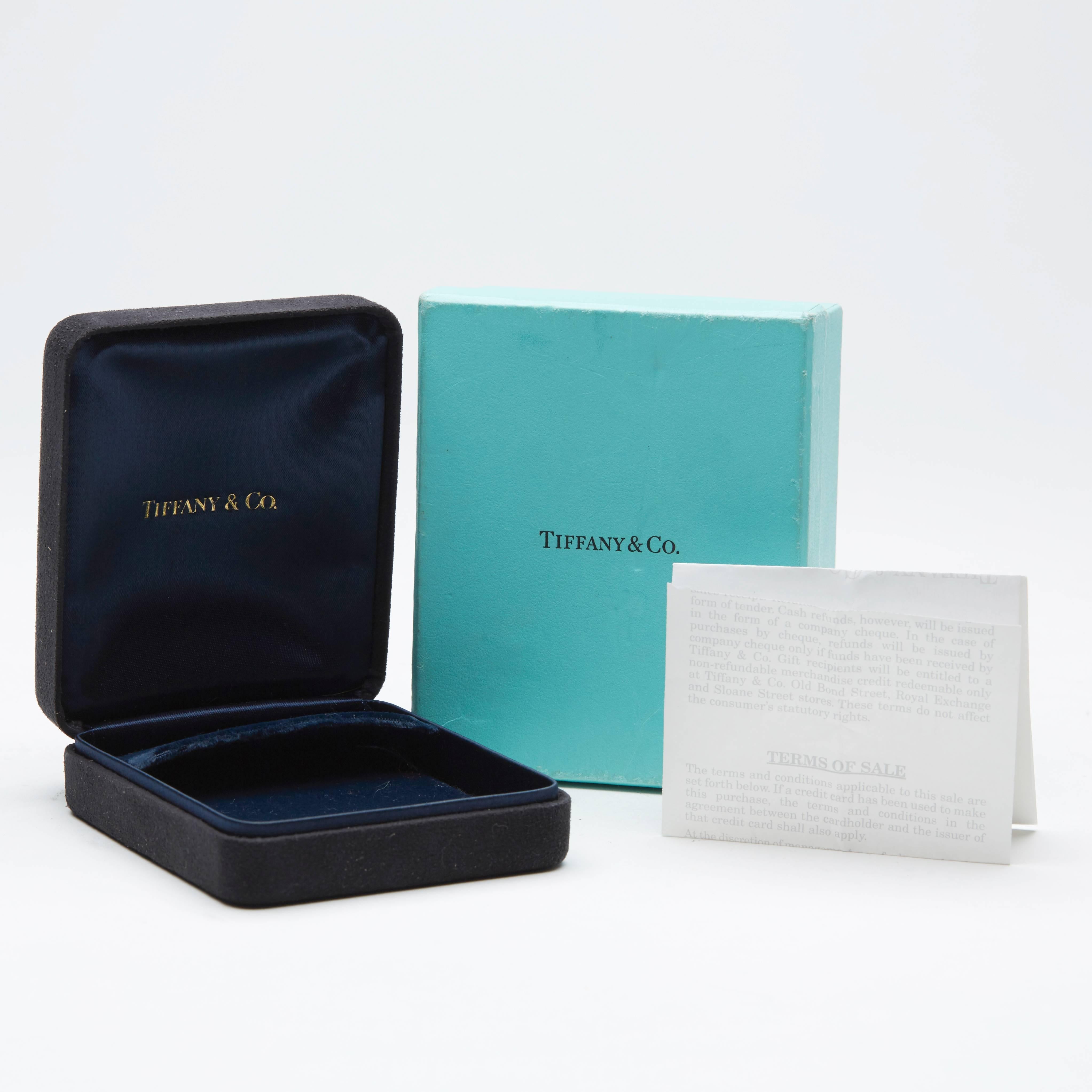 Tiffany & Co. 1.10 Carat Diamond Platinum Drop Earrings 2