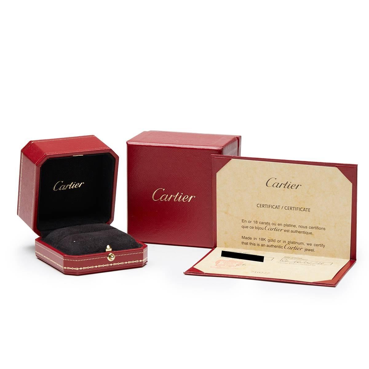 Cartier 0.32 Carat Diamond White Gold Entrelacés Ring 1