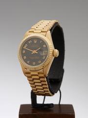 Rolex Datejust Anniversary Dial 18 Karat Yellow Gold Ladies 6917, 1977