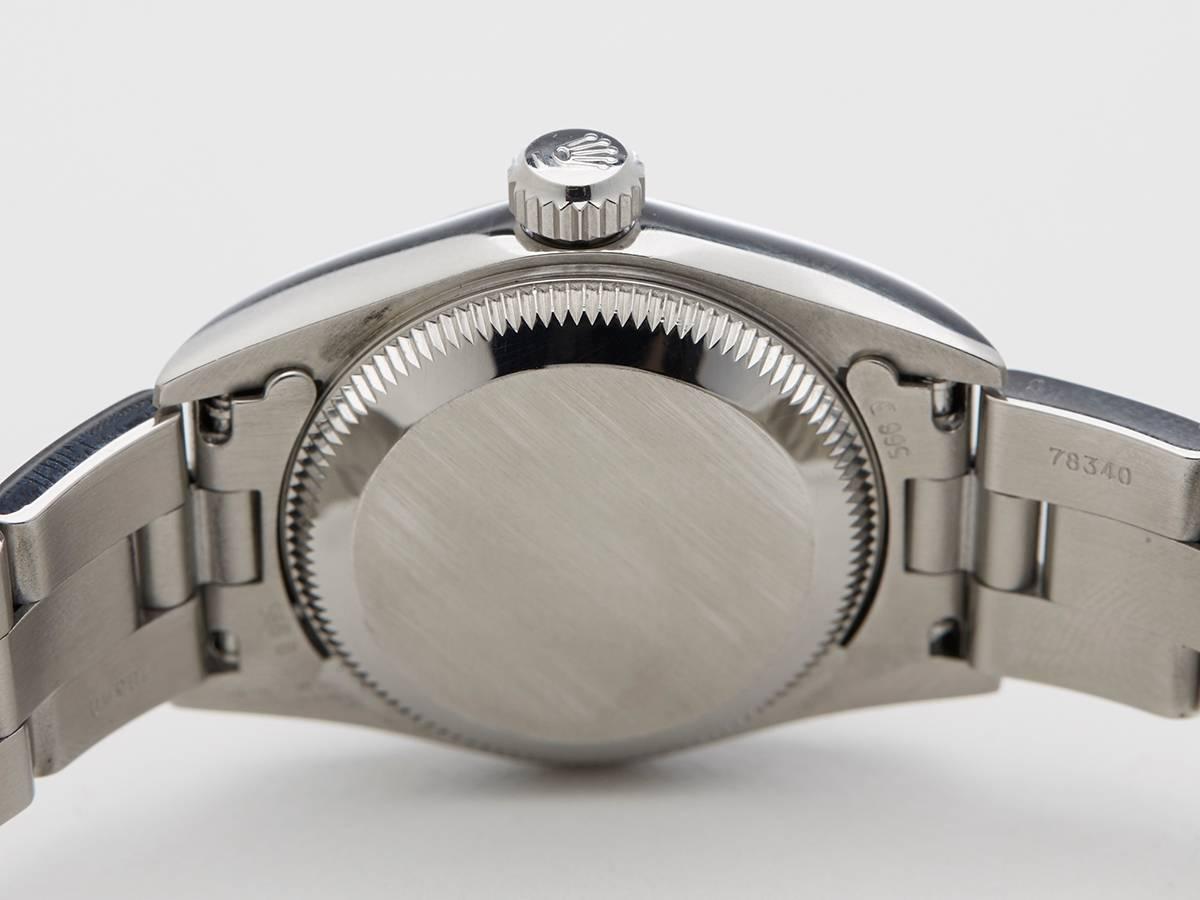 Rolex Oyster Perpetual Stainless Steel Ladies 67180, 1997 4