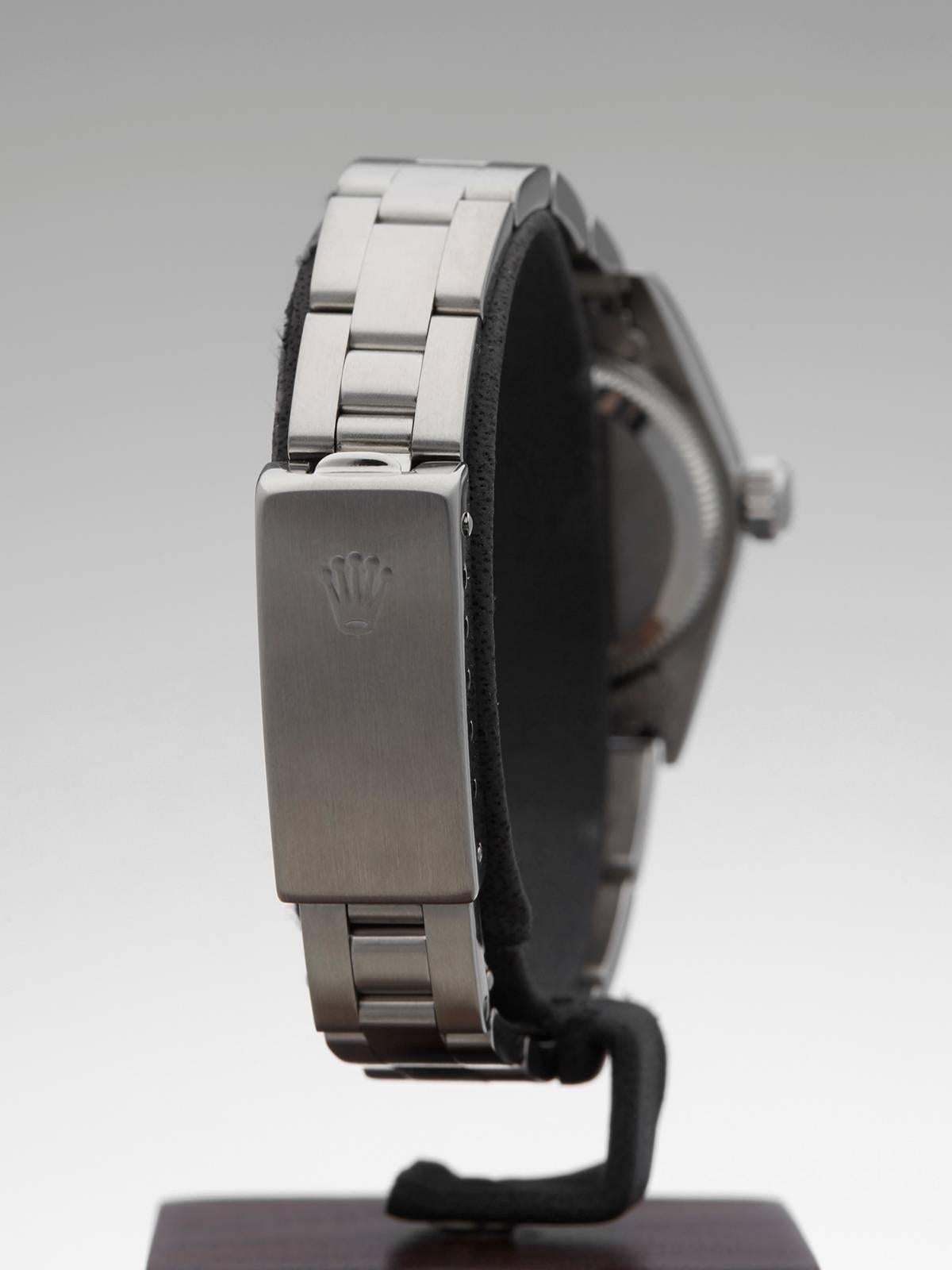 Rolex Oyster Perpetual Stainless Steel Ladies 67180, 1997 3