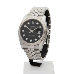 Rolex Datejust Stainless Steel and 18 Karat White Gold Unisex 116234, 2009