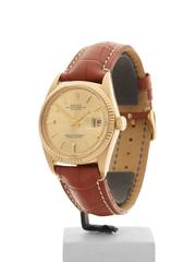 Rolex Datejust 18 Karat Yellow Gold Unisex 1601, 1971
