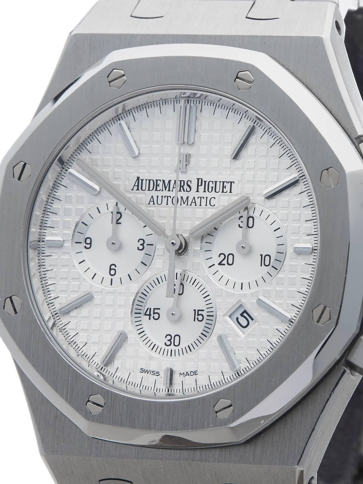 Audemars Piguet Royal Oak Chronograph Stainless Steel 26320ST.OO.1220ST.02 In Excellent Condition In Bishop's Stortford, Hertfordshire