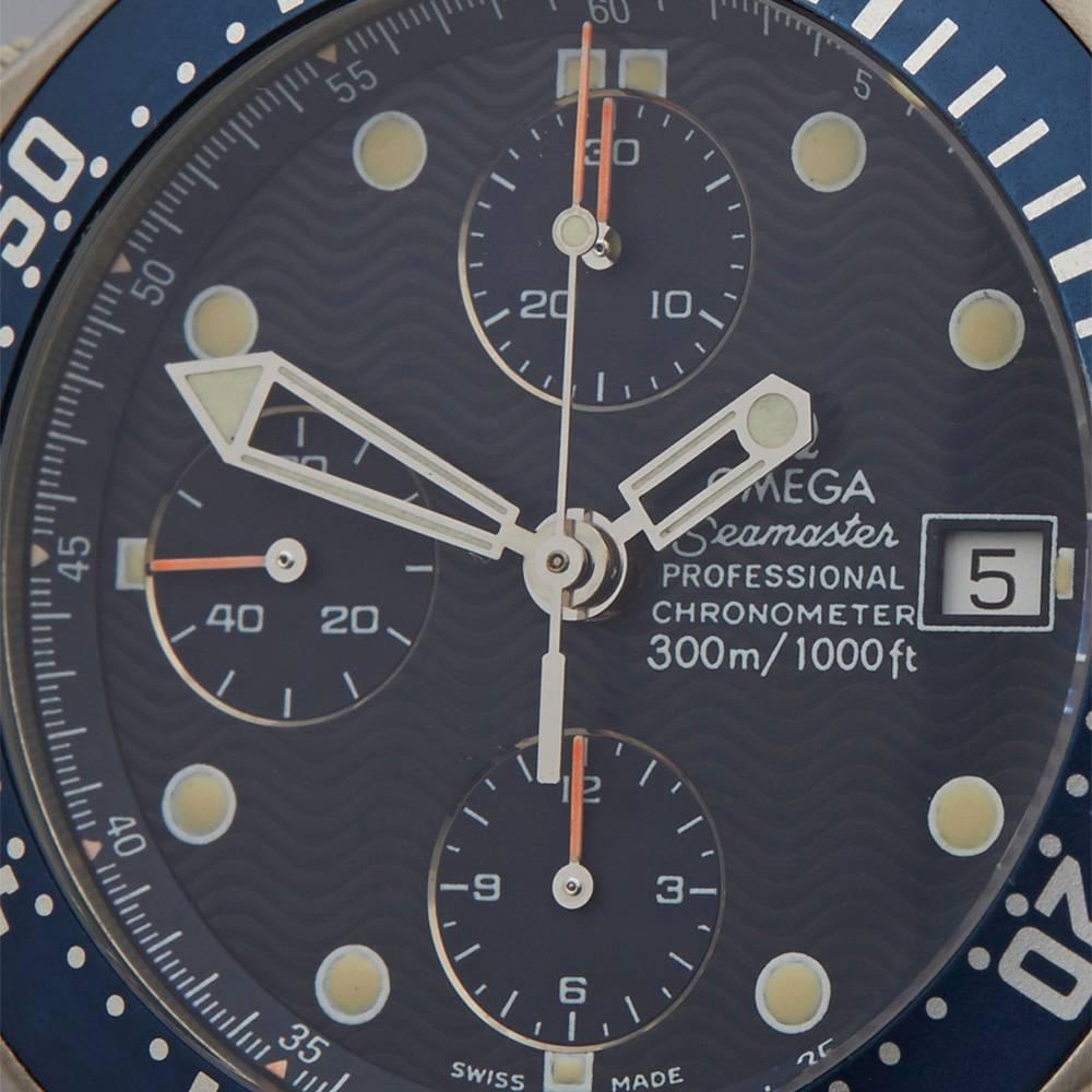 Omega Seamaster Chronograph Titanium Gents 2298.80.00, 2000s In Excellent Condition In Bishop's Stortford, Hertfordshire