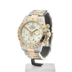 Rolex Daytona Stainless Steel and 18 Karat Yellow Gold Gents 116523, 2008