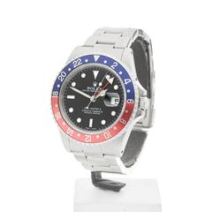 Rolex GMT-Master II Pepsi Stainless Steel Gents 16710, 2000