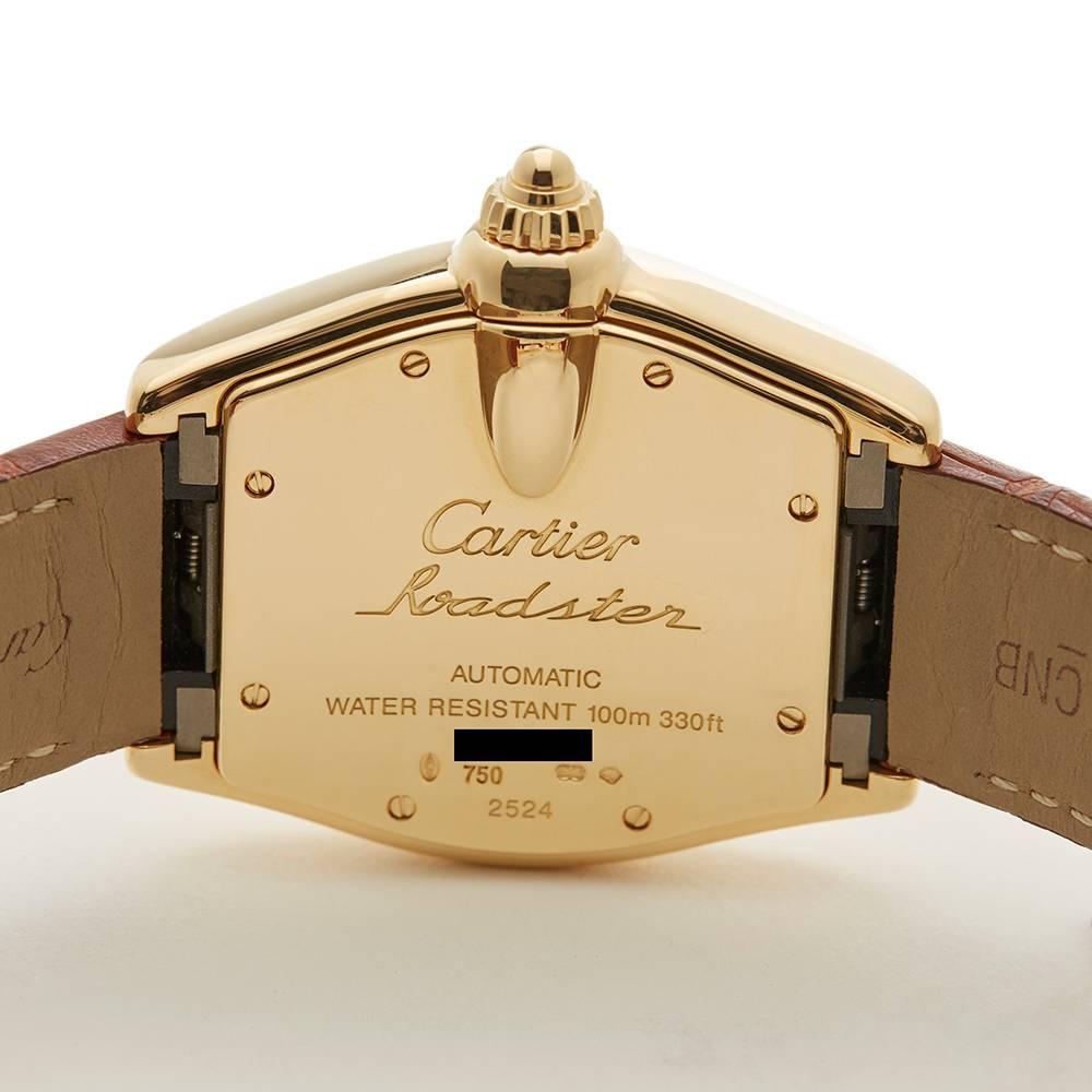 Cartier Roadster 18 Karat Yellow Gold Gents 2524 or W62005V2, 2009 3