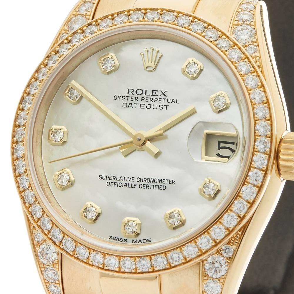 Rolex Datejust 18 Karat Yellow Gold Ladies 178158, 1991 In Excellent Condition In Bishop's Stortford, Hertfordshire