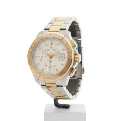 Tag Heuer Aquaracer Stainless Steel and Yellow Gold-Plated Gents