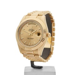 Rolex Day-Date II 18 Karat Yellow Gold Gents 218238, 2015