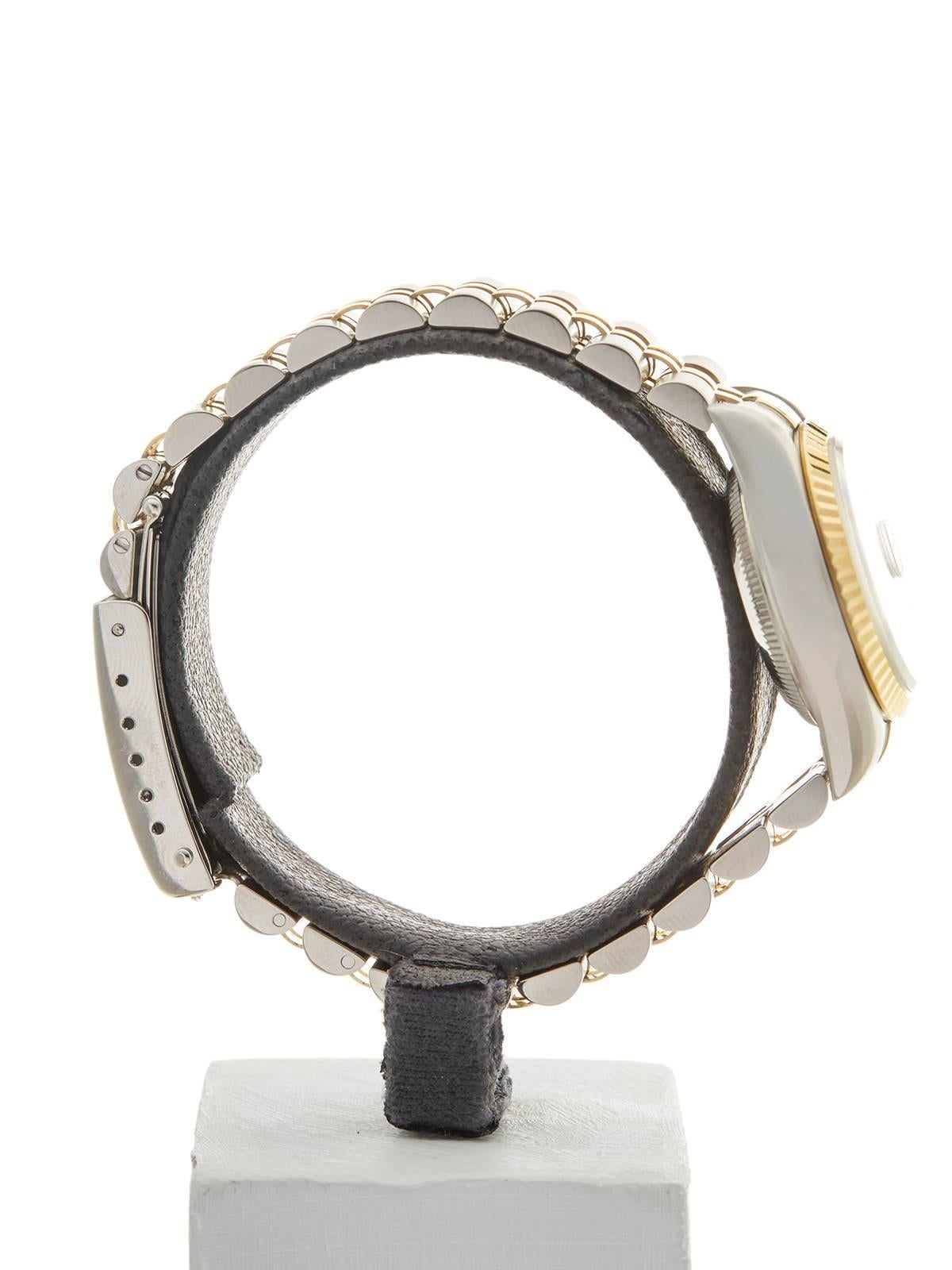 Rolex Ladies Yellow Gold Stainless Steel Datejust Automatic Wristwatch, 1994 1