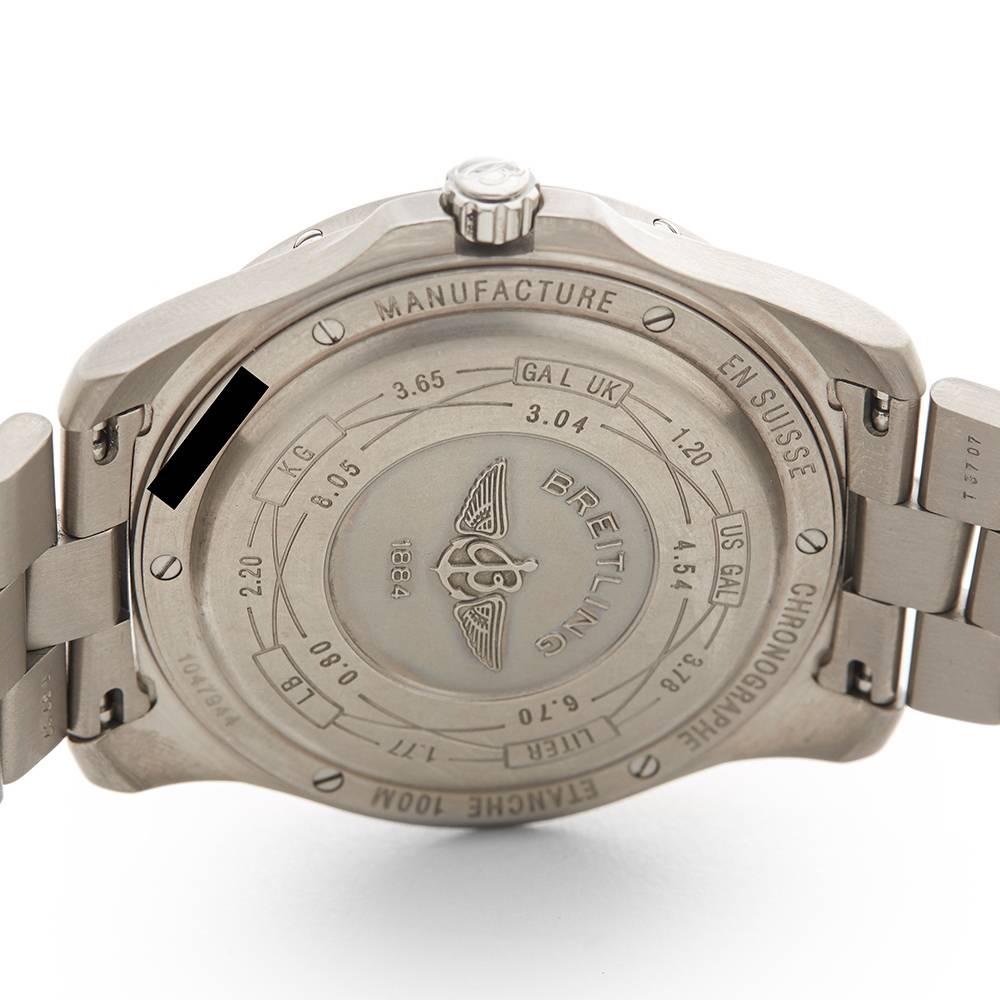 Breitling Titanium Areospace Quartz Wristwatch, circa 2010s 4