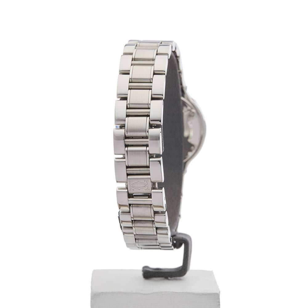 Cartier Ladies Stainless Steel Must De Cartier 21 Quartz Wristwatch, circa 2006 2