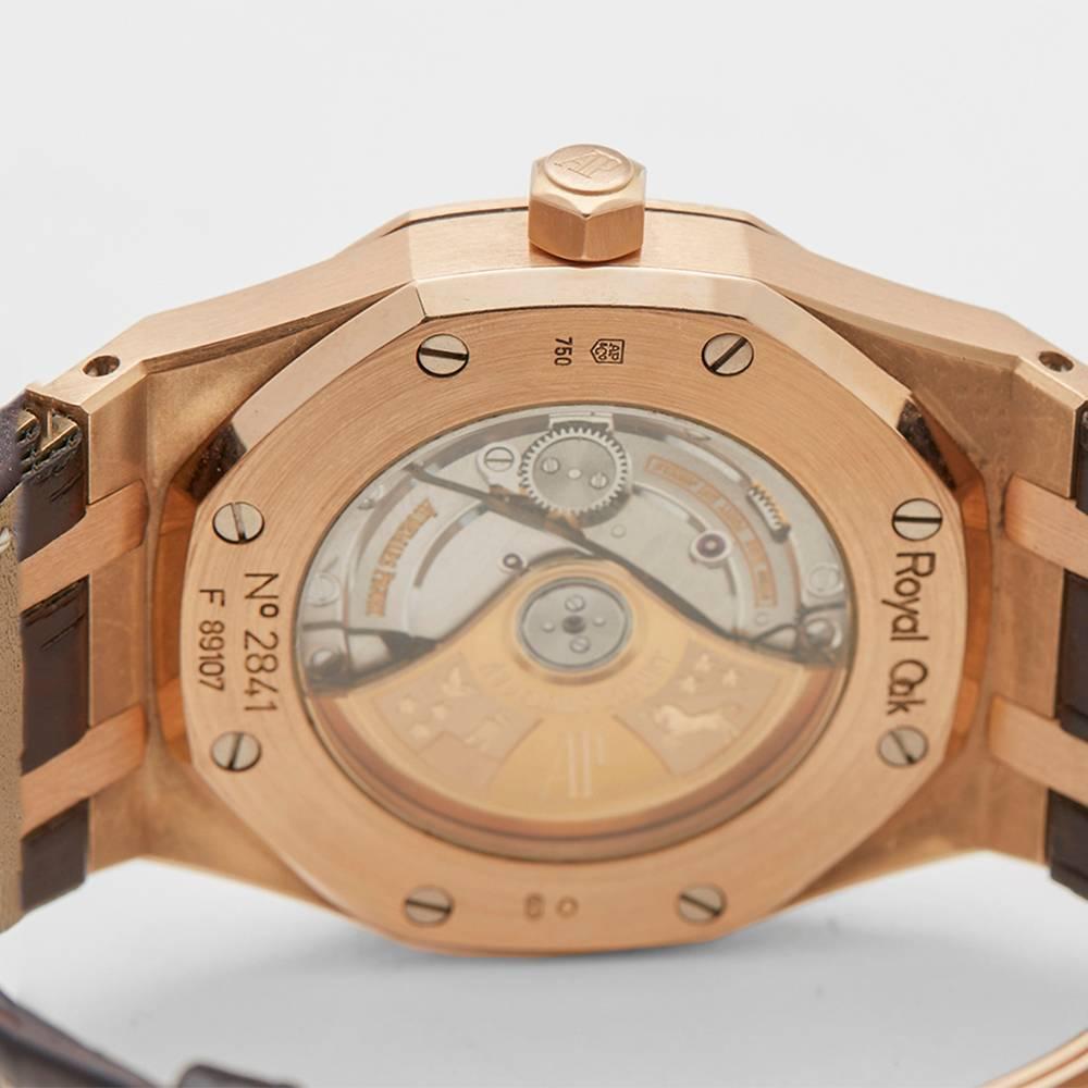 Audemars Piguet Rose Gold Royal Oak Automatic Wristwatch Ref W3442 4