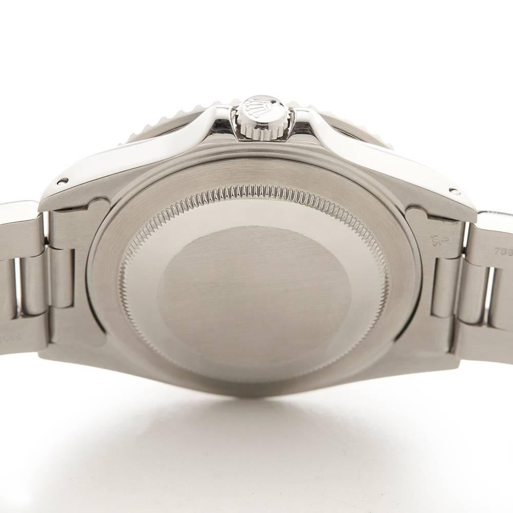 Rolex Stainless Steel GMT-Master II Coke Automatic Wristwatch Ref 16710, 1995 4