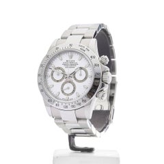 Rolex Stainless Steel Daytona Cosmograph Automatic Wristwatch Ref 116520