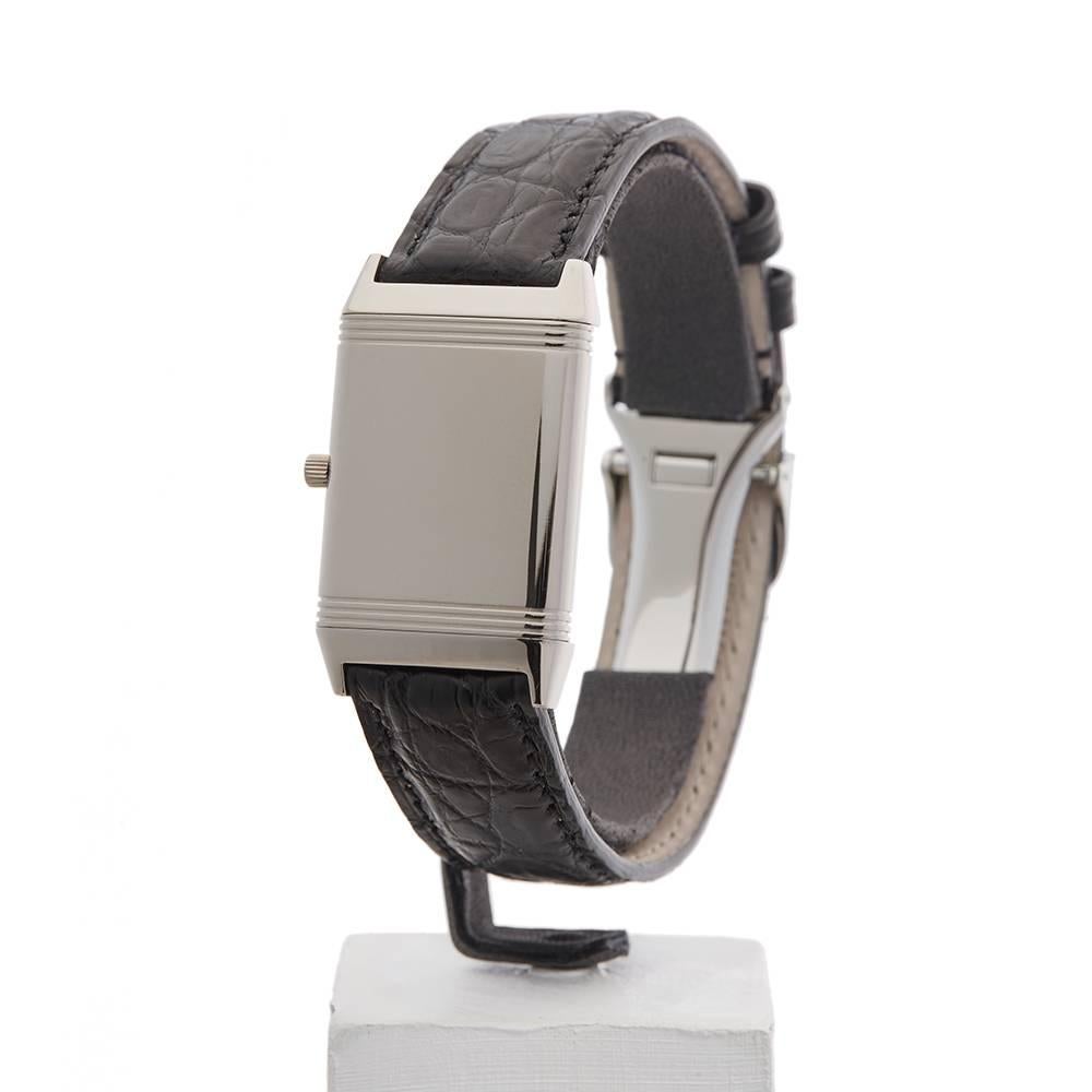 Jaeger-LeCoultre White Gold Reverso Mechanical Wristwatch 1