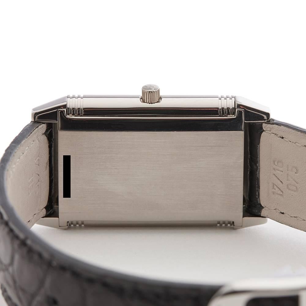 Jaeger-LeCoultre White Gold Reverso Mechanical Wristwatch 5