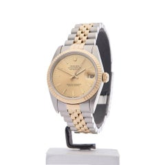 Rolex Ladies Yellow Gold Stainless Steel Datejust Automatic Wristwatch, 1993