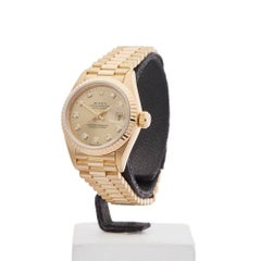 Rolex Ladies Yellow Gold Datejust Automatic Wristwatch Ref 69178, 1994