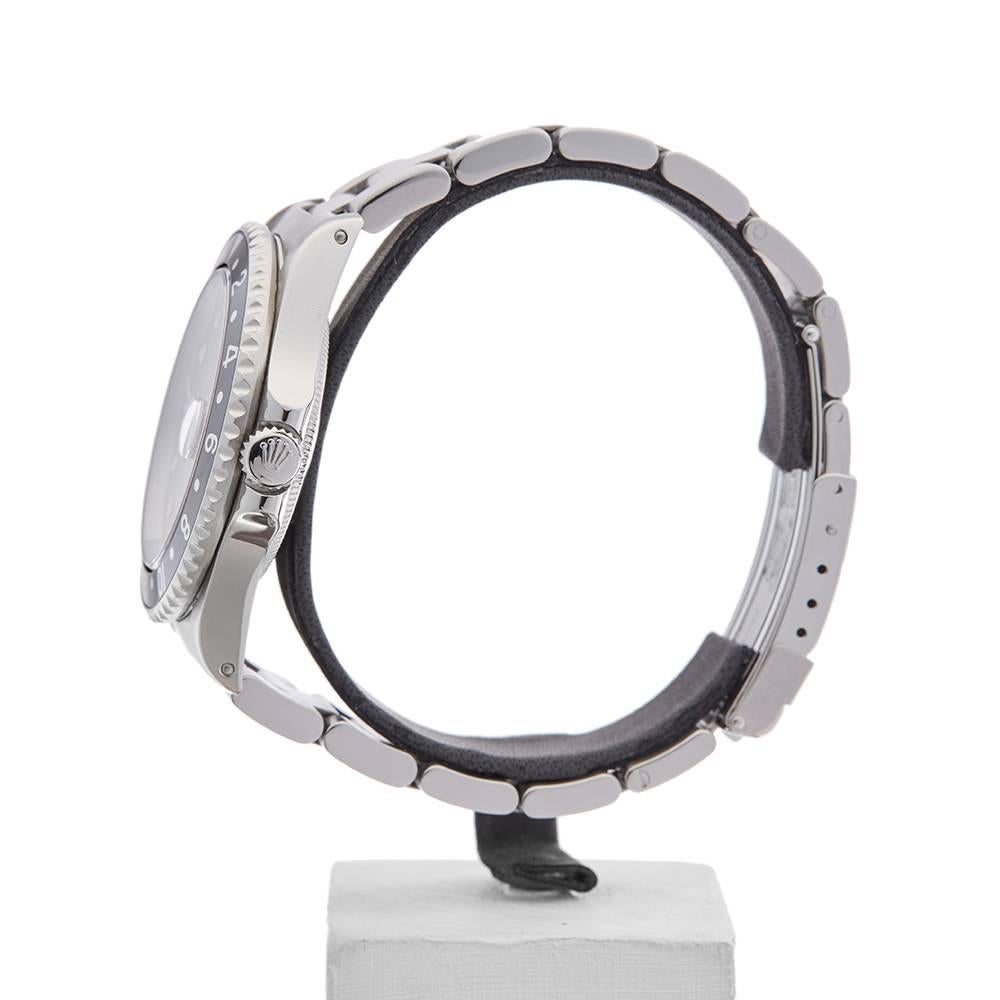 Rolex Stainless Steel GMT Master Automatic Wristwatch Ref 16700, 1997 1