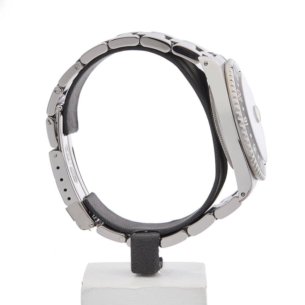 Rolex Stainless Steel GMT Master Automatic Wristwatch Ref 16700, 1997 2