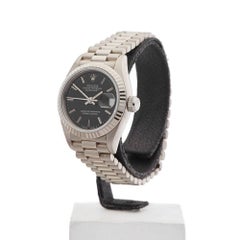 Rolex Ladies White Gold Datejust Automatic Wristwatch Ref 69179, 1990