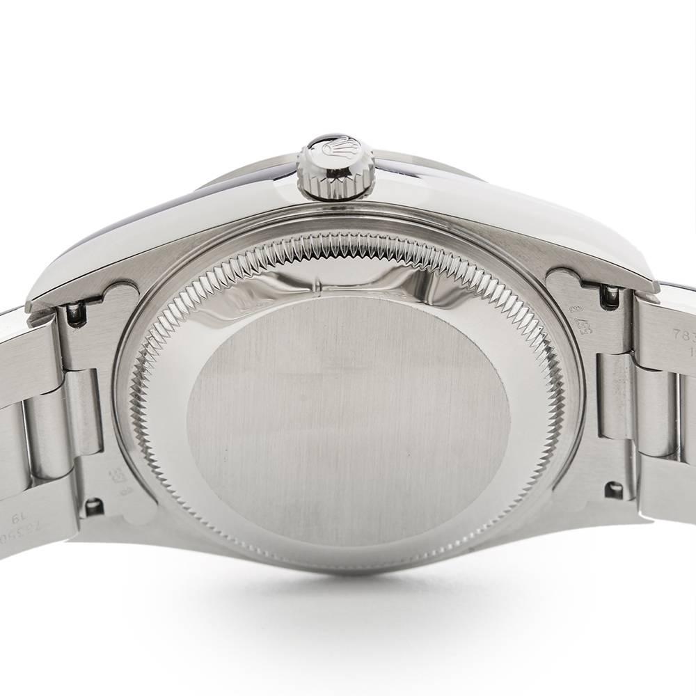 Rolex Stainless Steel Oyster Perpetual Date Automatic Wristwatch Ref 15200, 2001 4