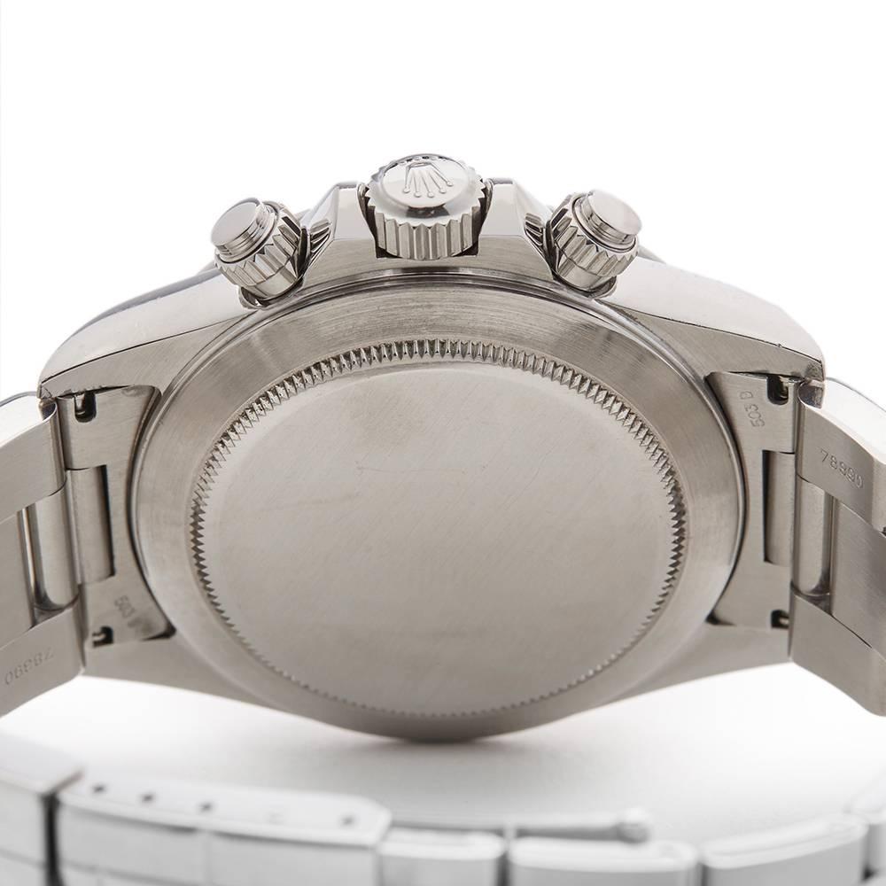 Rolex Stainless Steel Daytona Patrizzi Zenith Automatic Wristwatch, 1996 1