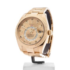 Rolex Yellow Gold Skydweller Automatic Wristwatch Ref 326938, 2015