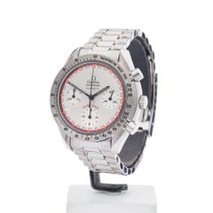Omega Stainless Steel Speedmaster Michael Schumacher Automatic Wristwatch, 2001