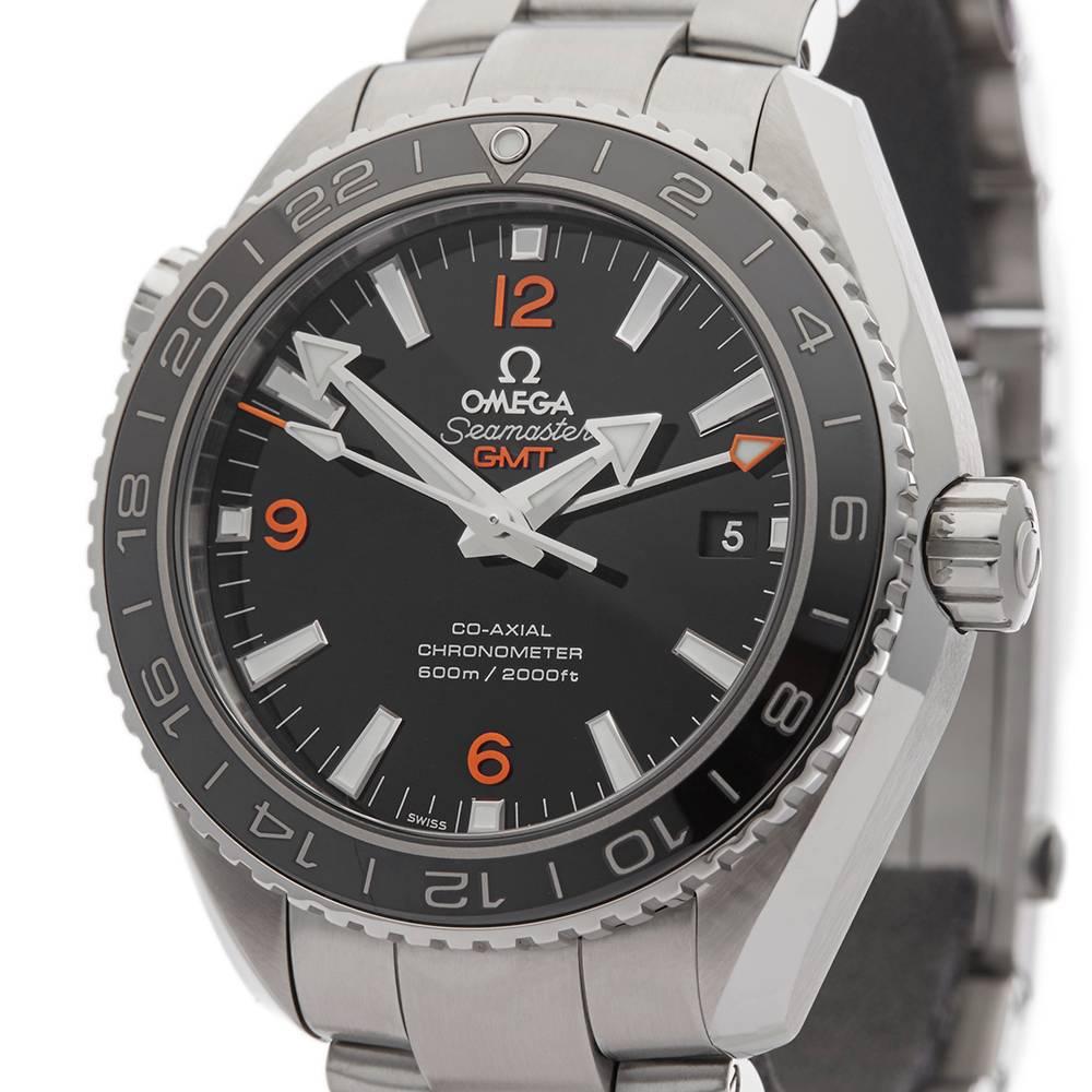 Omega Stainless Steel Seamaster Planet Ocean Automatic Wristwatch, 2015 In Excellent Condition In Bishop's Stortford, Hertfordshire